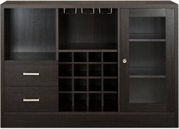 Latitude Run -colored Wine Organizer With Drawers And Shelves - Storage Sophisticated Stand Displaying Your Elegance