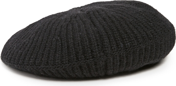Ganni Rib Knit Beret