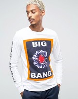 Thumbnail for your product : Hype Long Sleeve Tee With Floral Statement And Sleeve Print