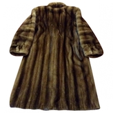 Thumbnail for your product : Yves Saint Laurent 2263 YVES SAINT LAURENT Brown Fur Coat