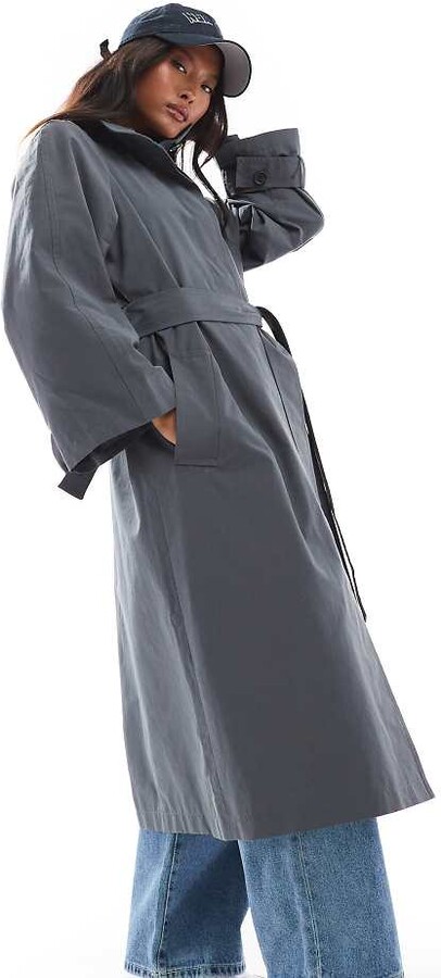 ASOS Petite ASOS DESIGN Petite funnel neck oversized longline