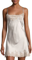 Thumbnail for your product : Josie Natori Lolita Lace-Trimmed Silk Chemise
