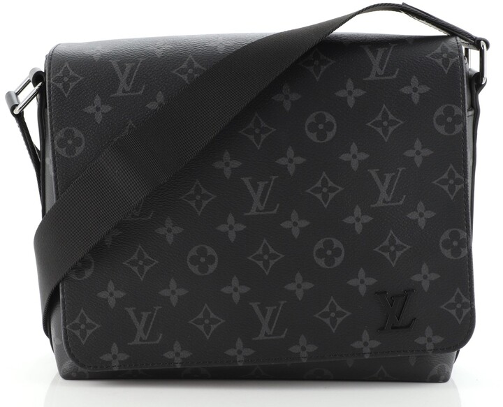 louis vuitton bolsa men black