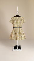 Thumbnail for your product : Burberry English Floral Print Silk Dress