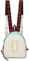 Thumbnail for your product : Marc Jacobs White and Blue The Pack Shot Backpack