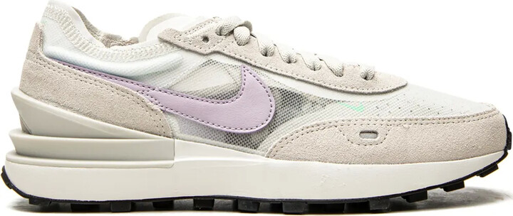 Nike Waffle One "Summit White/Light Bone/Green" sneakers