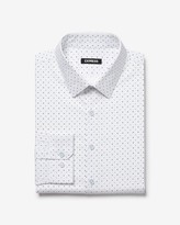 Thumbnail for your product : Express Slim Dot 365 Comfort Stretch+ Dress Shirt