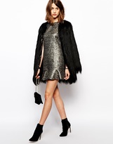 Thumbnail for your product : BA&SH Tiare Dress with Metallic Yarn and Frill Hem