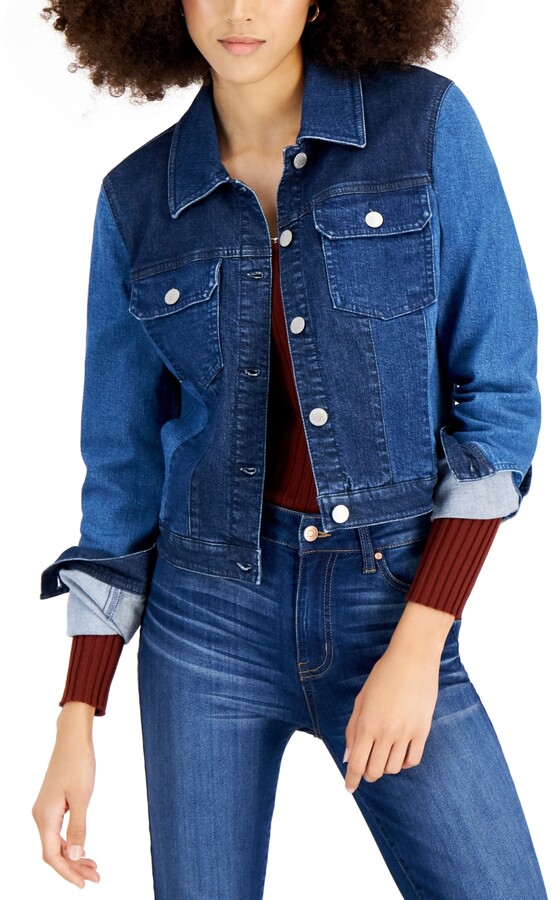 macys womens denim jacket