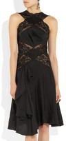 Thumbnail for your product : Nina Ricci Silk and lace dress