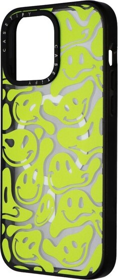 CASETiFYImpactCaseforMagSafeforAppleiPhone15ProMaxAcidSmilesGreen