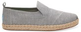 Thumbnail for your product : Drizzle Grey Slub Chambray Womens Deconstructed Alpargatas