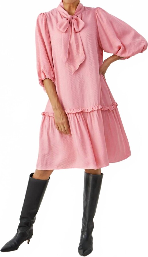 Part Two Tisha Dress In Flamingo