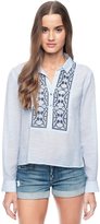 Thumbnail for your product : Ella Moss Lola Henley Top