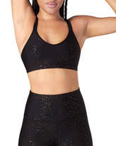 Thumbnail for your product : Beyond Yoga Double Back Alloy-Speckled Sports Bra