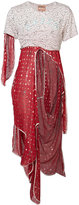 Vivienne Westwood Gold Label - robe à design superposé Ios - unisex - Soie/polyester métallisé - II