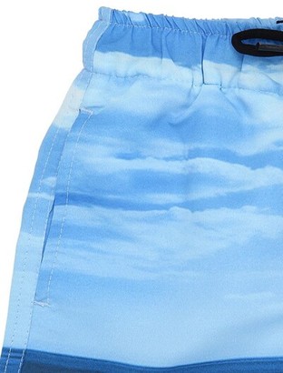 Finger In The Nose Ocean Printed Nylon Swimming Shorts