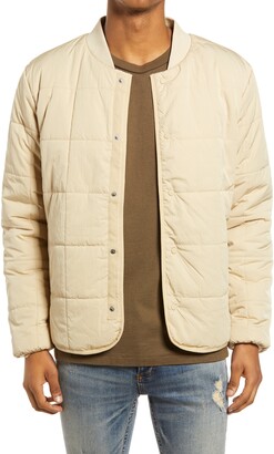 square quilted jacket