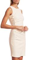 Thumbnail for your product : Halston Sleeveless Tweed Sheath Dress