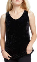 Thumbnail for your product : Nic+Zoe Crushed Velvet Scoop-Neck Tank