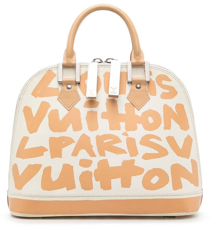 Louis Vuitton x Stephen Sprouse 2001 Pre-owned Alma mm Clutch Bag - Neutrals