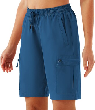 URBEST Women's Hiking Cargo Shorts Quick Dry Lightweight Summer Shorts for  Women Outdoor Travel Golf Active with Zipper Pockets Light Grey M -  ShopStyle