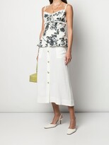 Thumbnail for your product : Brock Collection Floral-Print Sleeveless Cotton Top