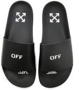 Thumbnail for your product : Off-White Off White Off Stamp Slides in Black | FWRD