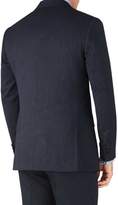 Thumbnail for your product : Charles Tyrwhitt Navy Slim Fit End-On-End Business Suit Wool Jacket Size 36