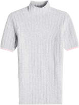 Thumbnail for your product : Victoria Beckham Ribbed Pullover with Virgin Wool