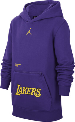 Nike Men's Los Angeles Lakers Purple Fleece Courtside Statement