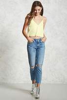 Thumbnail for your product : Forever 21 Faux Suede Cropped Cami