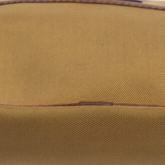 Lancel Beige/Brown Canvas And Leather Crossbody Bag
