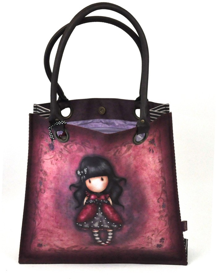 Santoro Gorjuss Large Coated Shopper Bag Ladybird ShopStyle Kitchen Storage & Organization