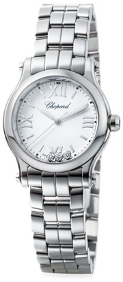 Chopard Happy Sport Stainless Steel & Diamond Bracelet Watch