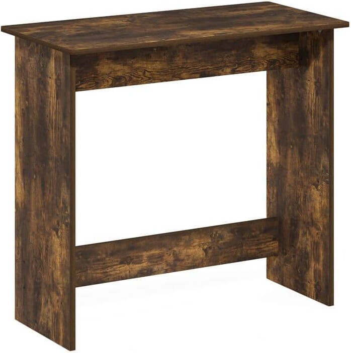 Furinno Simplistic 31.5 in. Wood Rectangle Amber Pine Wood Desk