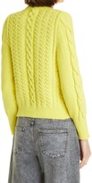 Thumbnail for your product : Stella McCartney Aran Organic Cotton Blend Crop Sweater