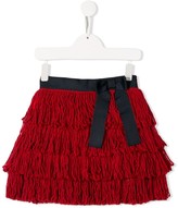 Thumbnail for your product : Stella Jean Kids Textured Ruffle Skirt