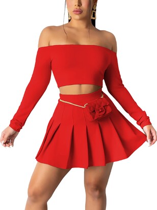 Amazon Red Skater Skirt Xxl Plus Size Red Skirt Amazon Deals