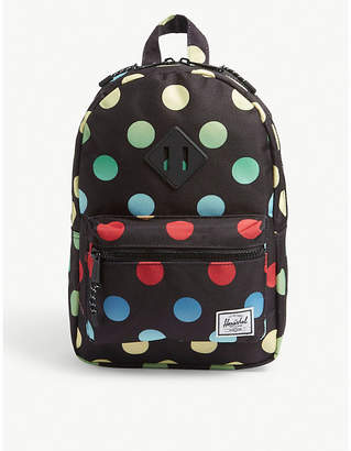 Herschel Heritage multi-coloured dots backpack