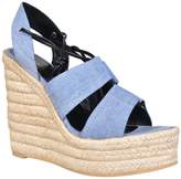 Thumbnail for your product : Saint Laurent Espadrille 95 Wedge Sandals