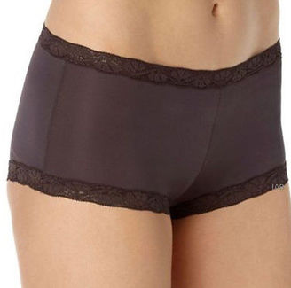 Maidenform 3 Pack Microfiber and Lace Boyshorts - Style 40760 - Featuring Beige