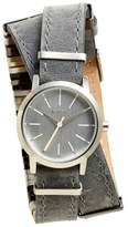 Thumbnail for your product : Nixon 'The Kenzi' Metal Detail Wrap Leather Strap Watch, 26mm