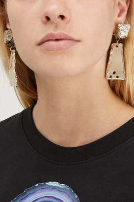 Proenza Schouler Metal and stones earrings