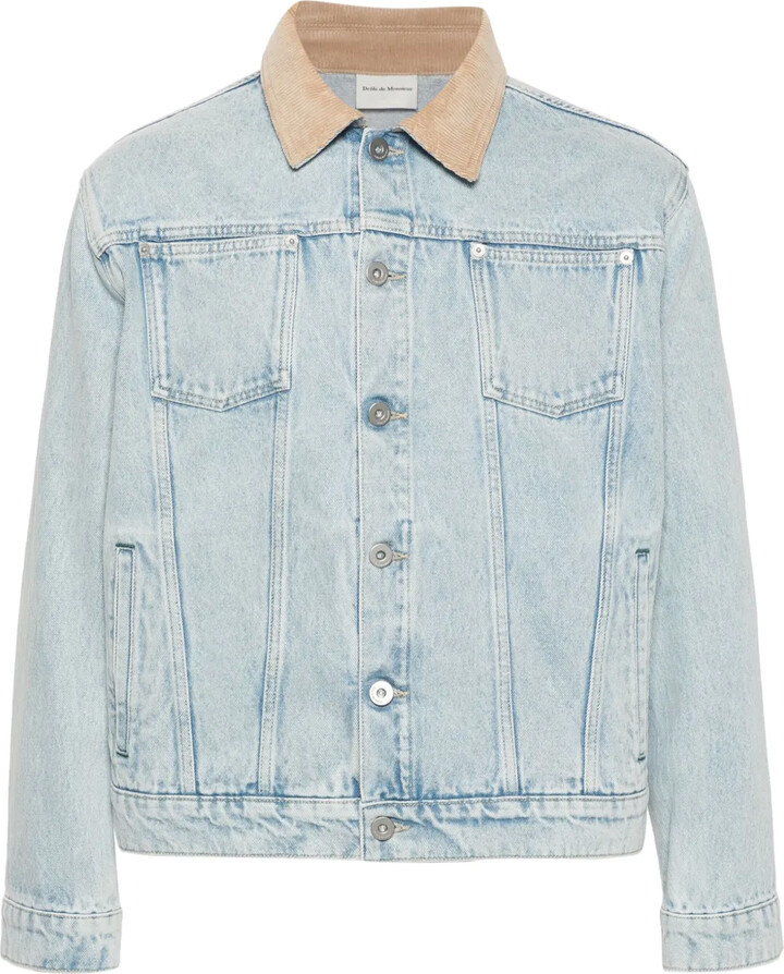 Drôle De Monsieur La Vest Jean Délavée denim jacket