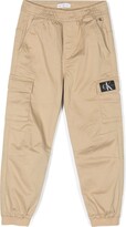 Thumbnail for your product : Calvin Klein Kids Logo-Patch Cargo-Trousers