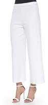 Thumbnail for your product : Joan Vass Wide-Leg Interlock Pants, White