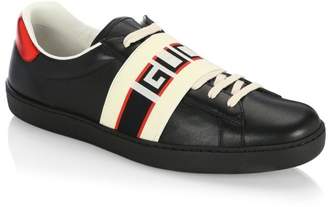 gucci ace stripe black