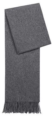 HUGO BOSS Lightweight scarf in brushed wool