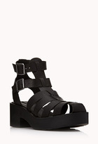 Thumbnail for your product : Forever 21 Modernist Fisherman Sandals